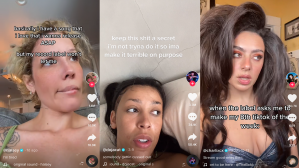 Tangkapan layar video Halsey, Doja Cat dan Charlie XCX yang menyuarakan ketidaksukaan mereka terhadap TikTok.