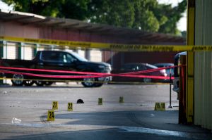 The scene of the school at Robb Elementary in Uvalde, TExas