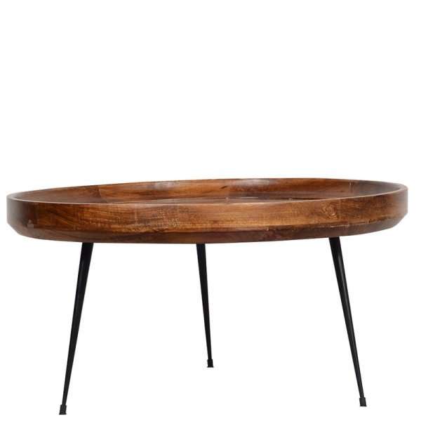 Annabel Round Mango Wood Coffee Table