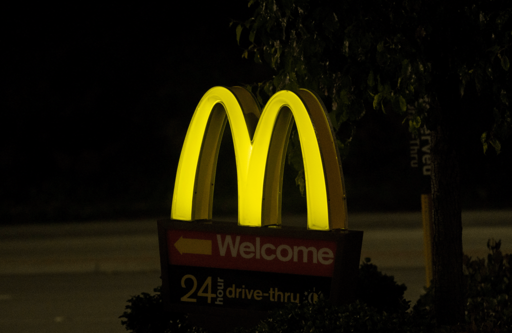 Maccas by night