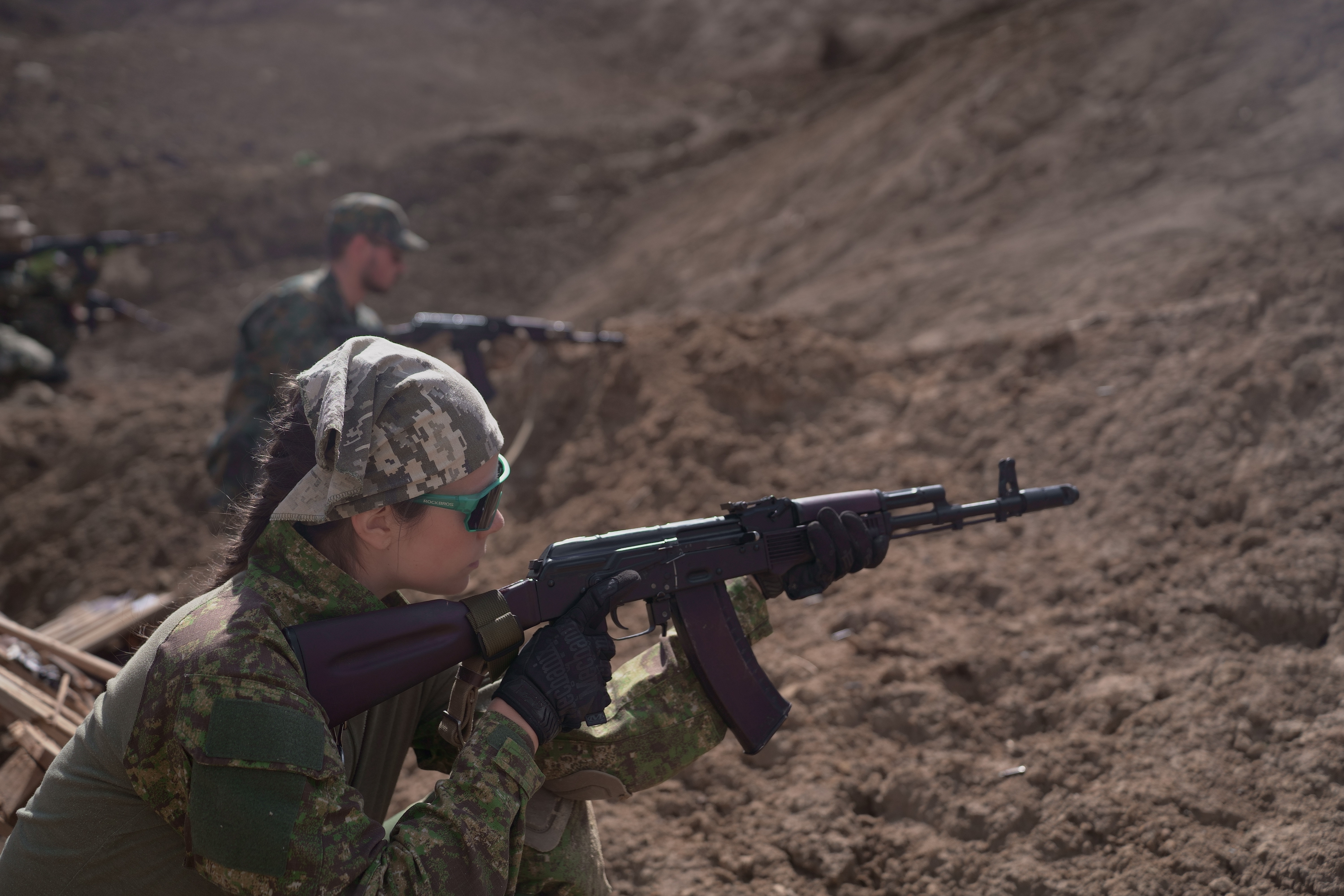 Trainees conduct live-fire exercises. Photo: Mihir Melwani