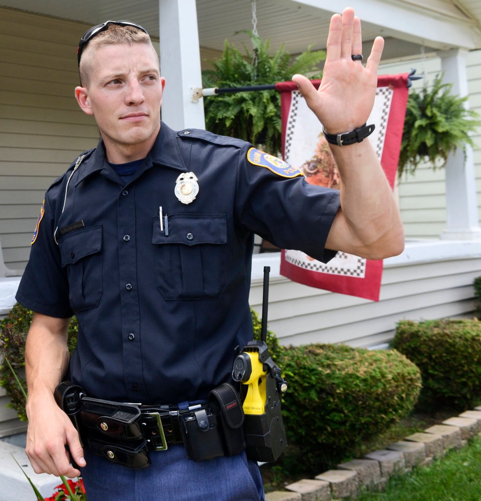 Grand Rapids Police Officer Christopher Schurr​ in 2015.