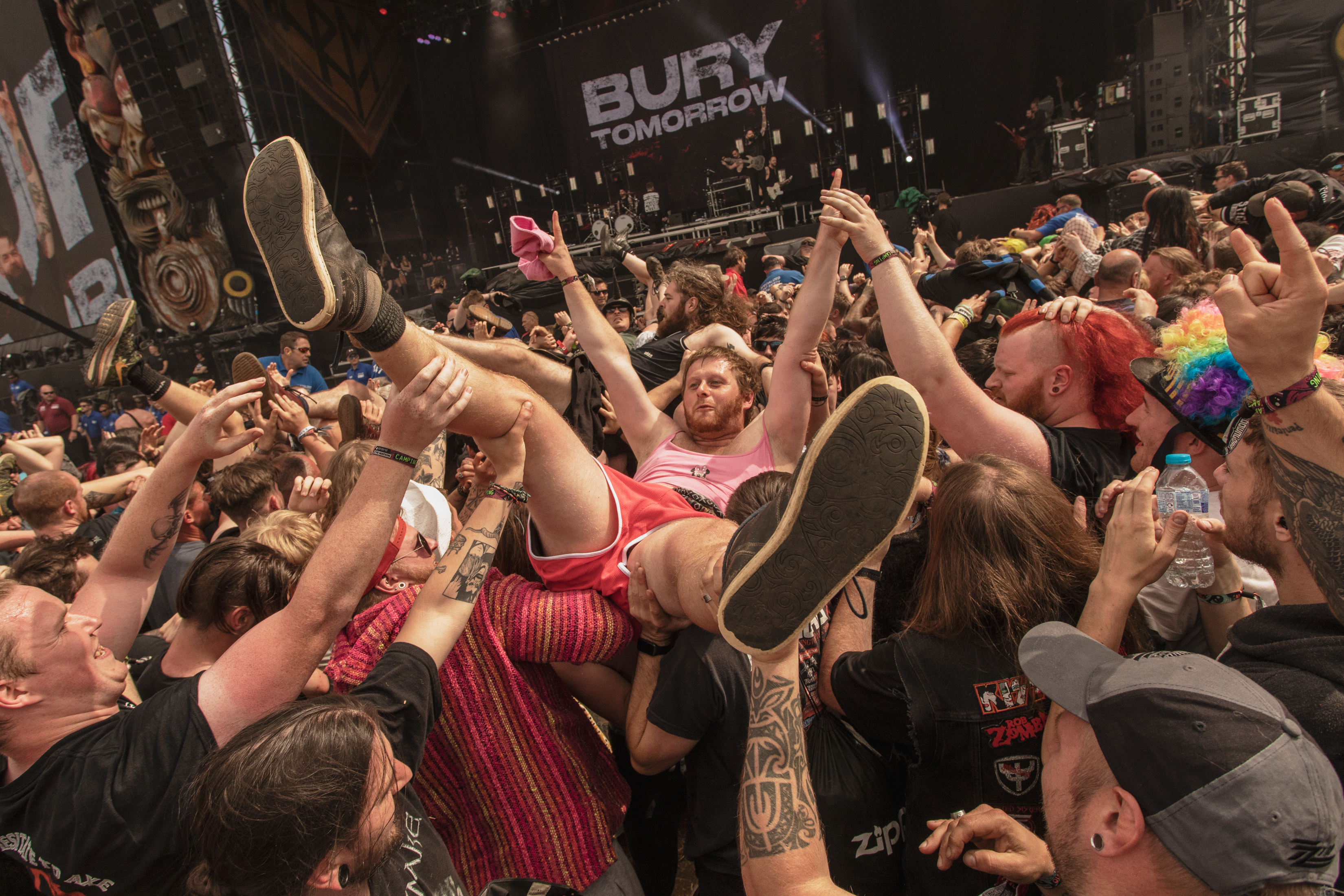 Mosh pit at Bury Tomorrow