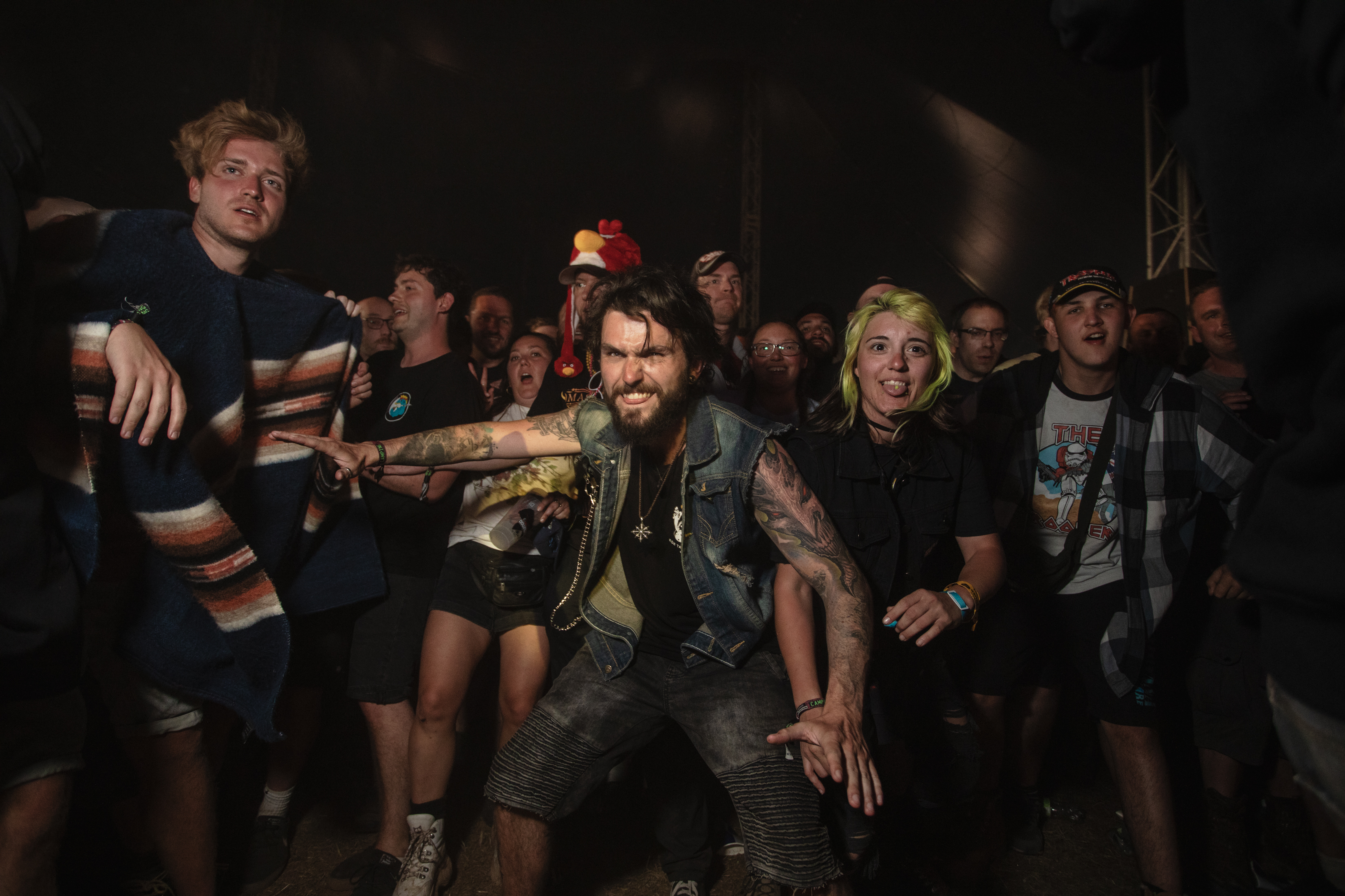 Mosh pit at Funeral for a Friend