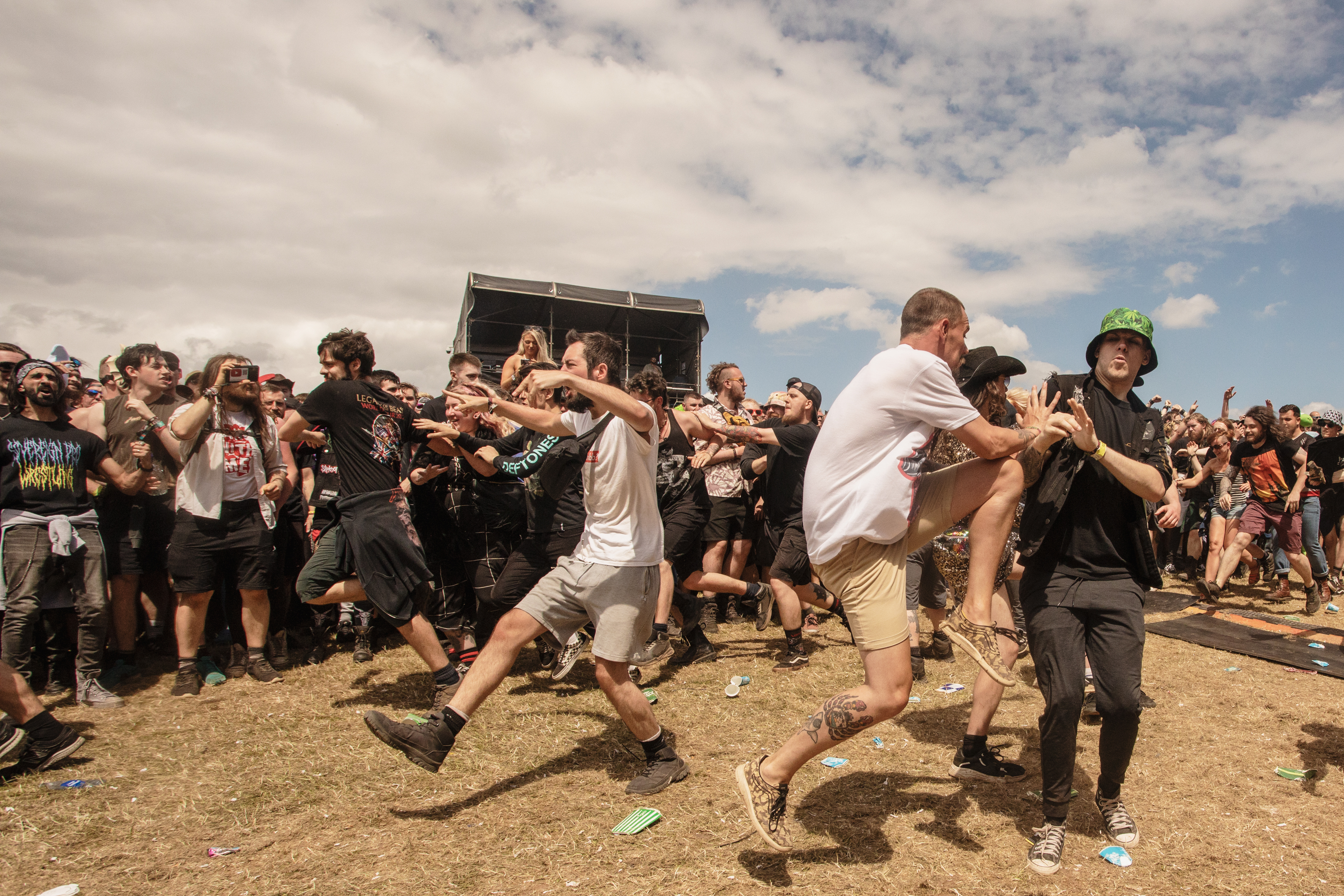 Mosh pit at Malevolence