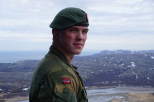 Private Magnus Vikan Trettenes, 20, Russia backdrop