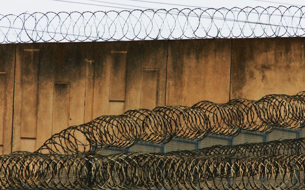 Prison barbed wire