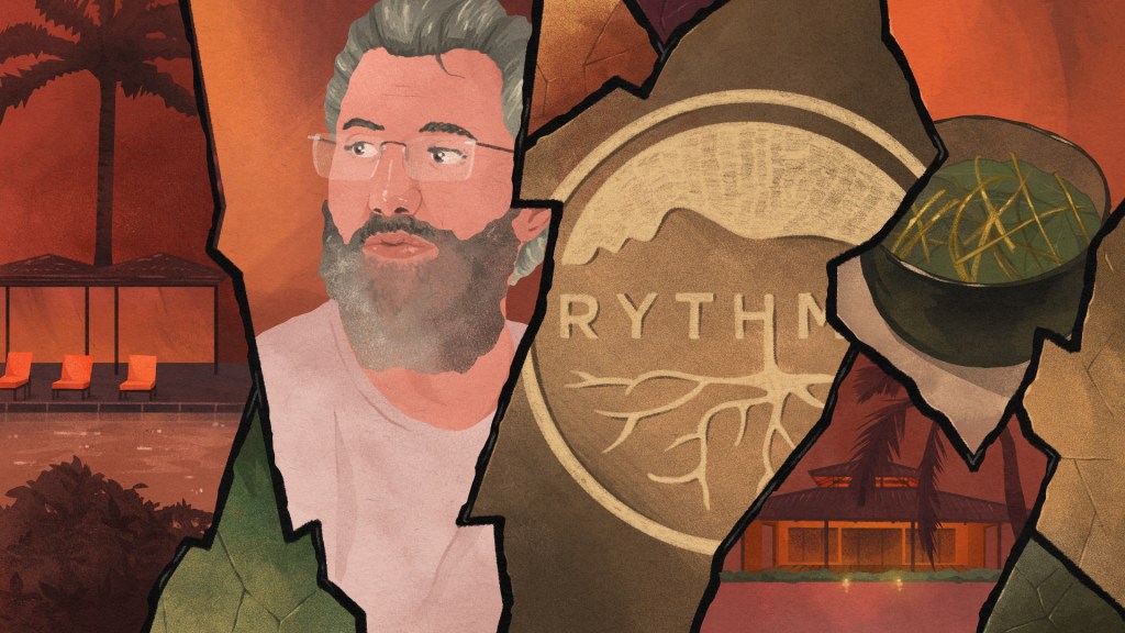 Illustration of Rythmia founder Gerard Powell