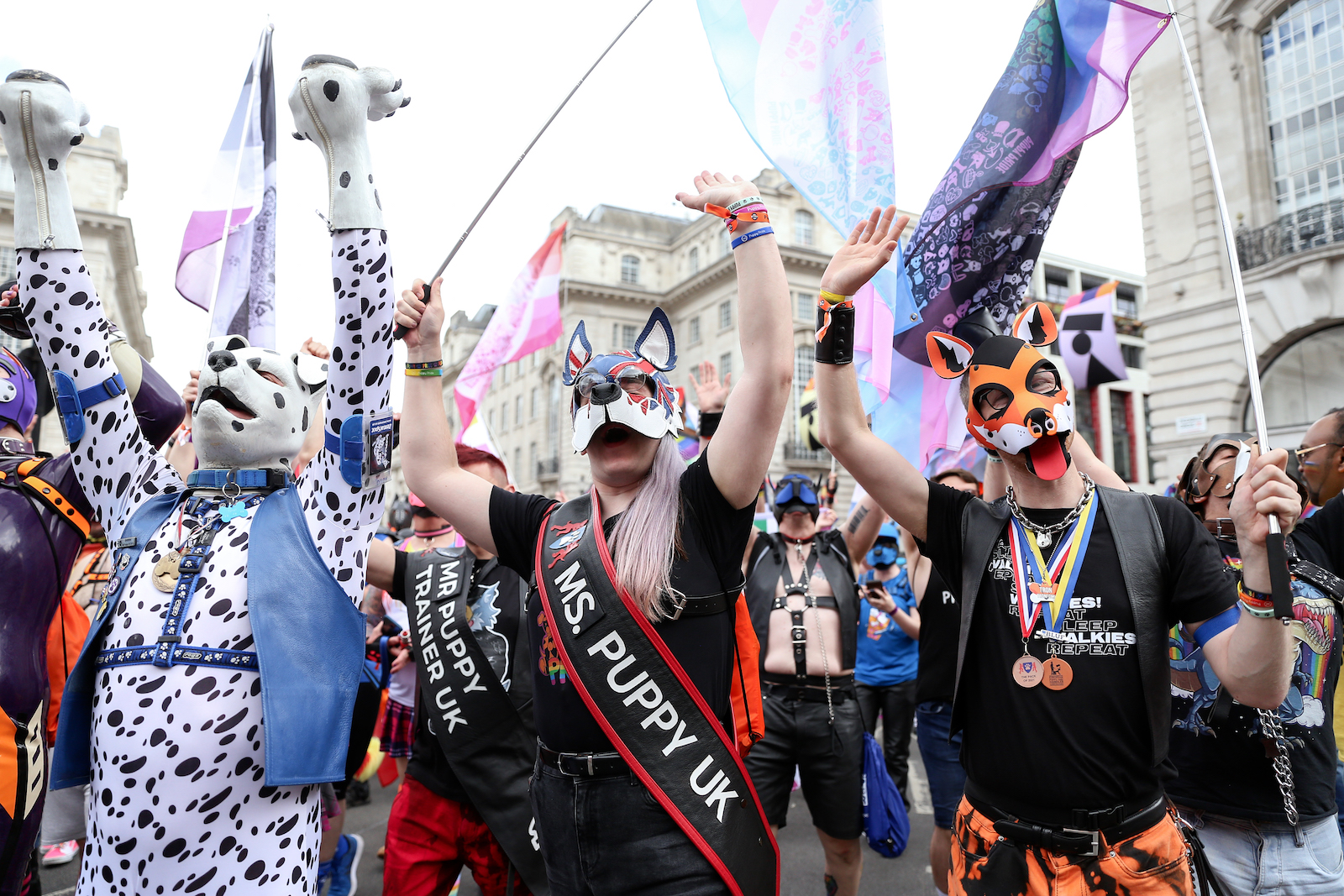 The pup parade at London Pride 2022