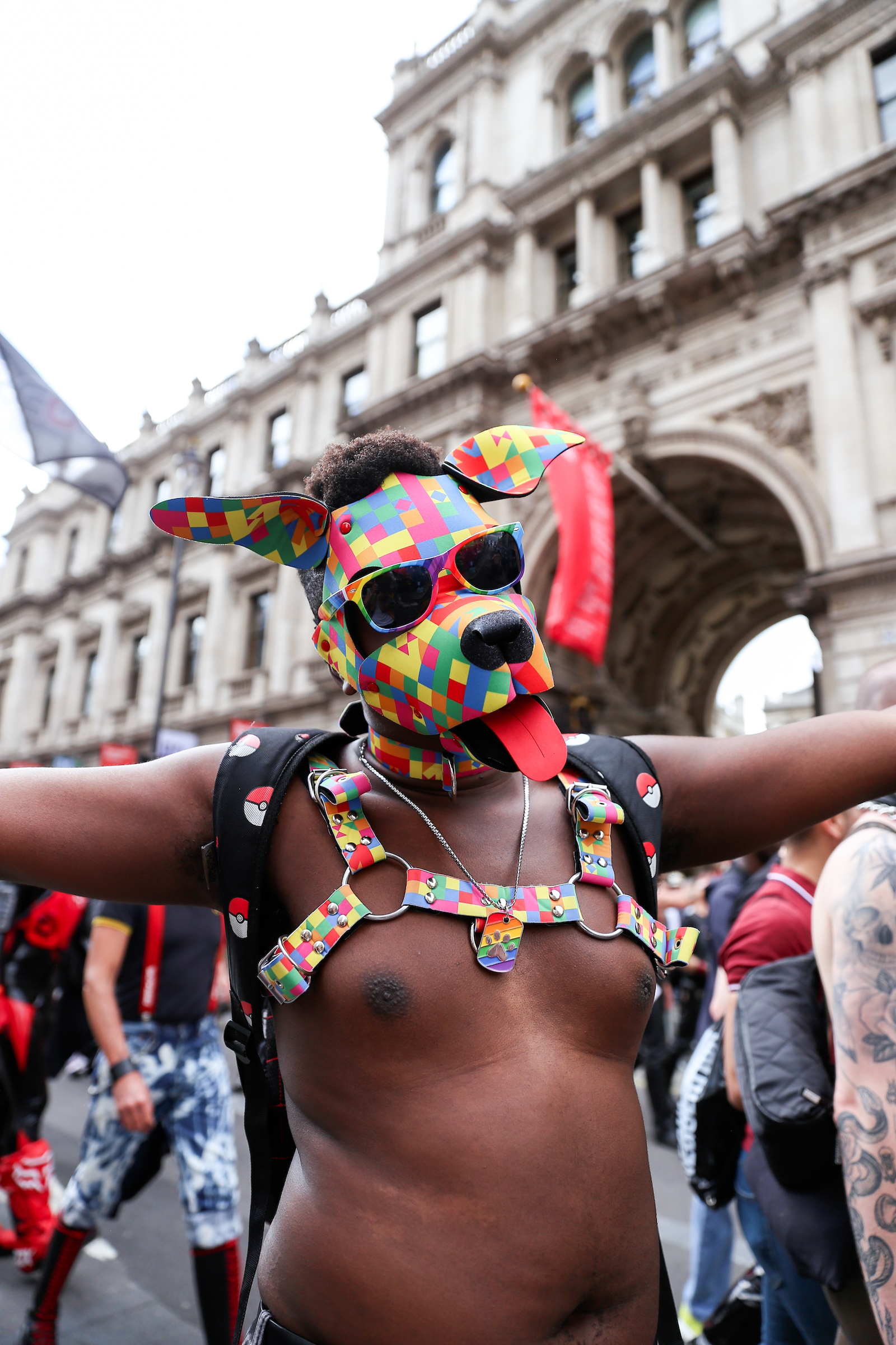 Pup gear at London Pride 2022