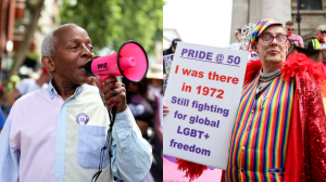 Gay Liberation Front organisers Ted Brown and Julian Hows