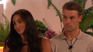 Coco and Andrew in the midst of a titty sucking drama on 'Love Island 2022