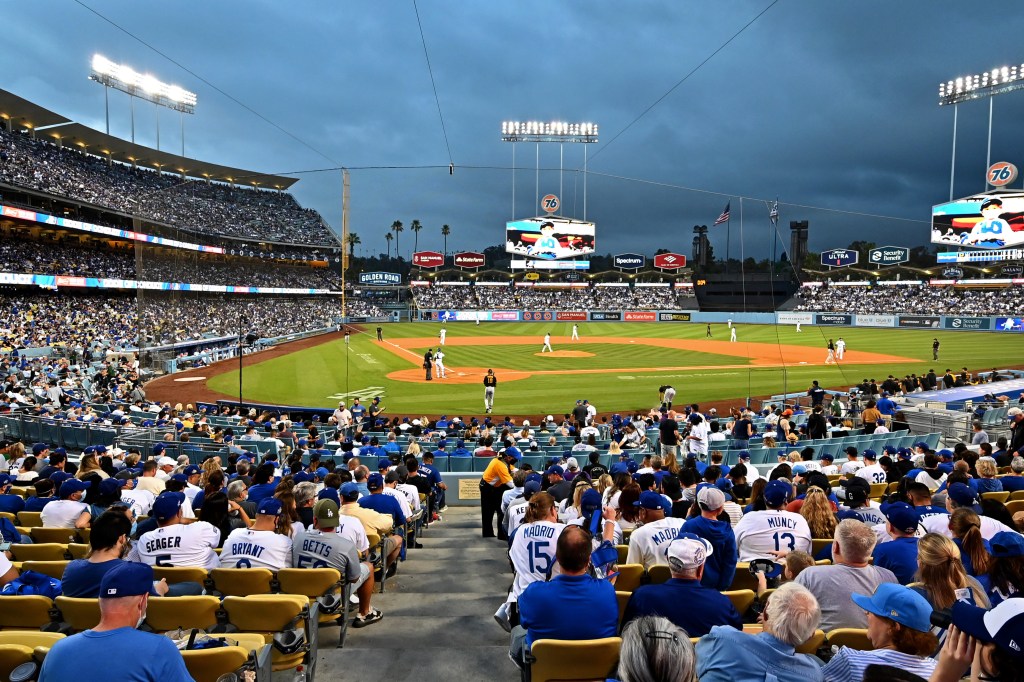 Dodger Stadium workers have voted to strike during the MLB All-Star Game. (Jayne Kamin-Oncea/Getty Images)