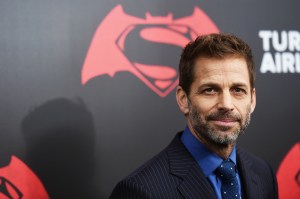 A picture of Zack Snyder at the premiere of Batman V. Superman