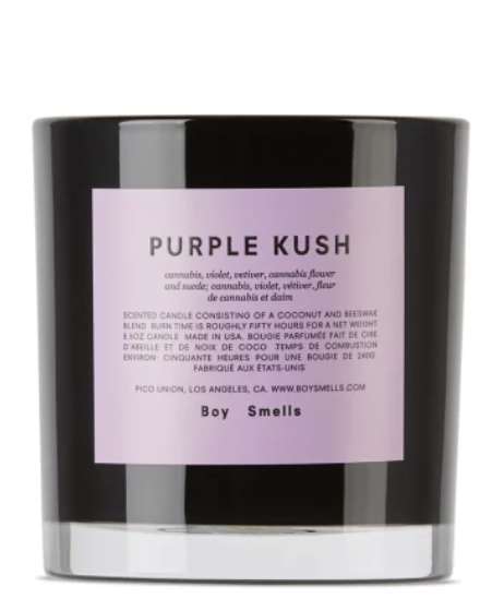 Boy Smells Purple Kush Candle