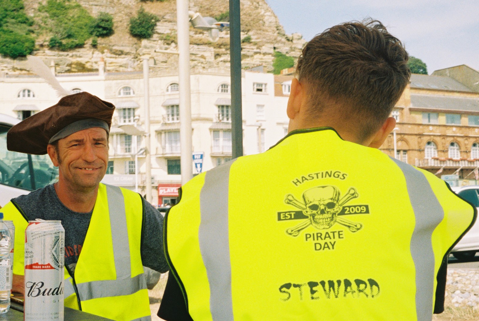 Two stewards for 'Pirate Day' in Hastings