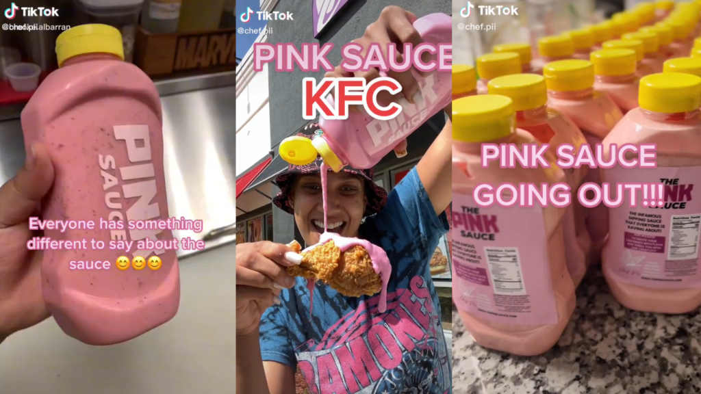 ​Pink Sauce screenshots via Chef Pii on TikTok