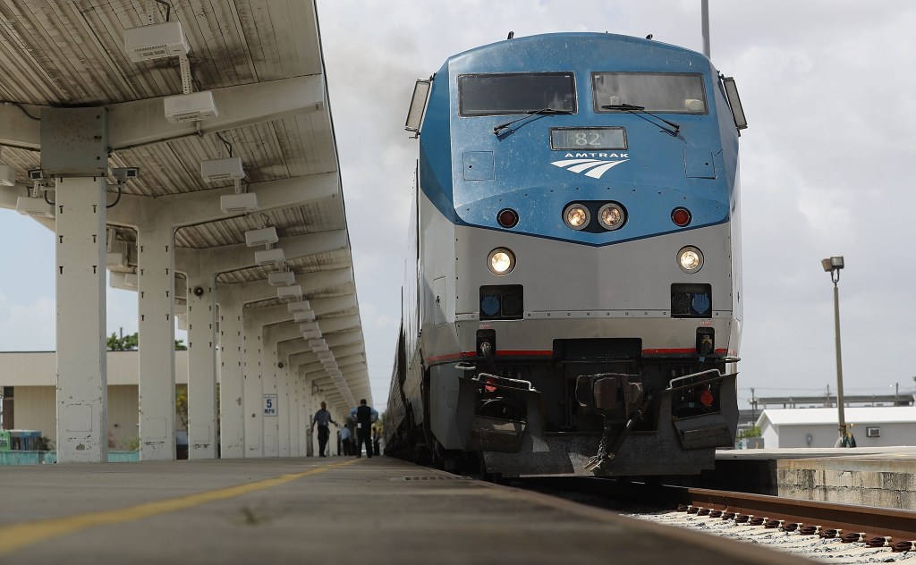 Amtrak train