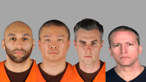 From left to right: ​ J. Alexander Kueng,  Tou Thao, Thomas Lane, and Derek Chauvin.