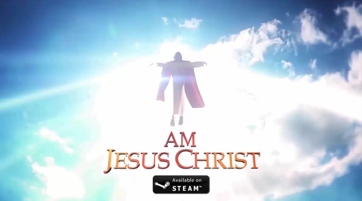 Jesus ascending into the sky with