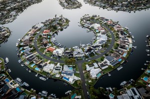 Aerial shot of Sydney