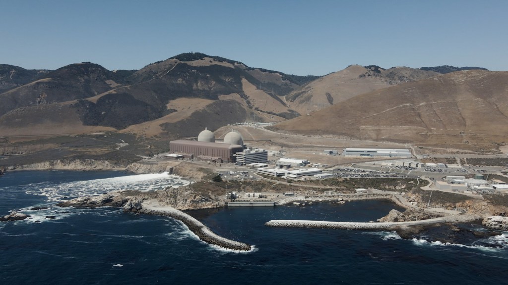 Diablo Canyon, California's last open nuclear plant.