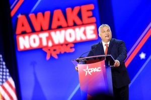 Viktor Orban, Hungary's prime minister, speaks during the Conservative Political Action Conference (CPAC) in Dallas, Texas, US, on Thursday, Aug. 4, 2022.