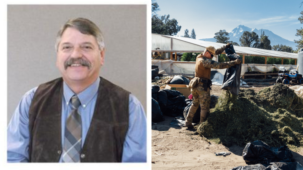 Siskiyou County's Ray Haupt (L) wrote he was "fearful that we are losing a portion of our county."