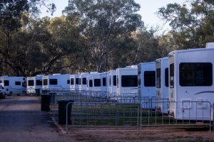 Caravan park in Australia