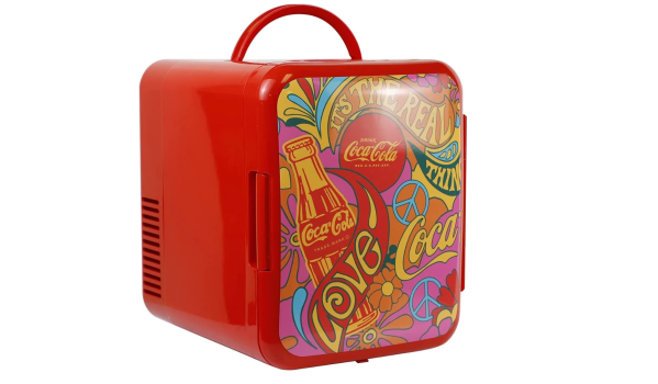 Coca-Cola 1971 Series Portable 6 Can Mini Fridge