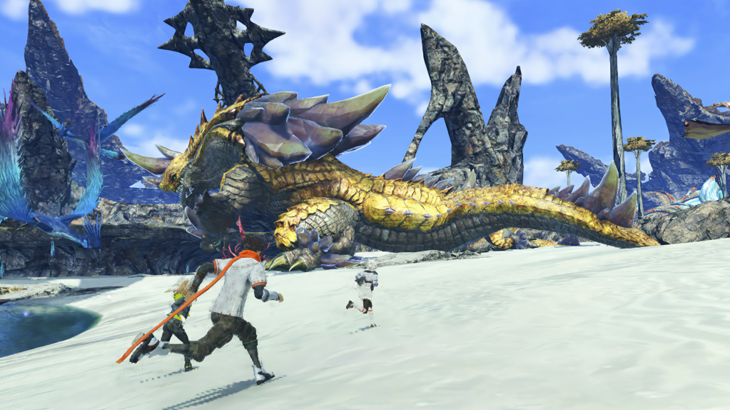 A screen shot from the video game Xenoblade Chronicles 3