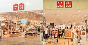 Logo toko Miniso mirip Uniqlo