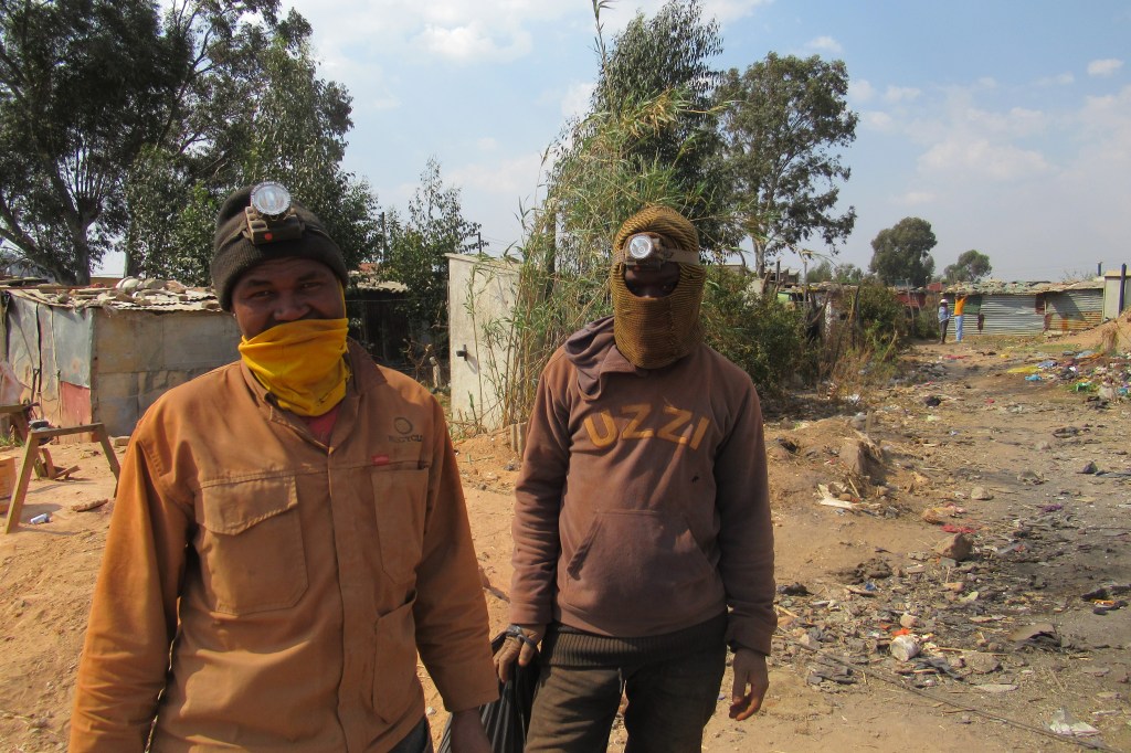 south africa artisanal gold miners