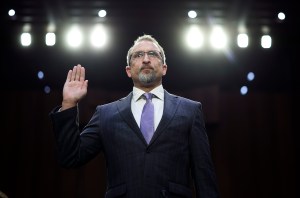 Peiter “Mudge” Zatko, former head of security at Twitter, is sworn-in as he testifies before the Senate Judiciary Committee on data security at Twitter, on Capitol Hill, September 13, 2022 in Washington, DC.