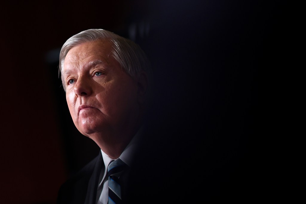 U.S. Sen. Lindsey Graham (R-SC) attends a press conference at the U.S. Capitol on August 05, 2022 in Washington, DC.