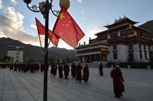 TIBET HAS LONG BEEN UNDER STATE REPRESSION. PHOTO: HECTOR RETAMAL / AFP