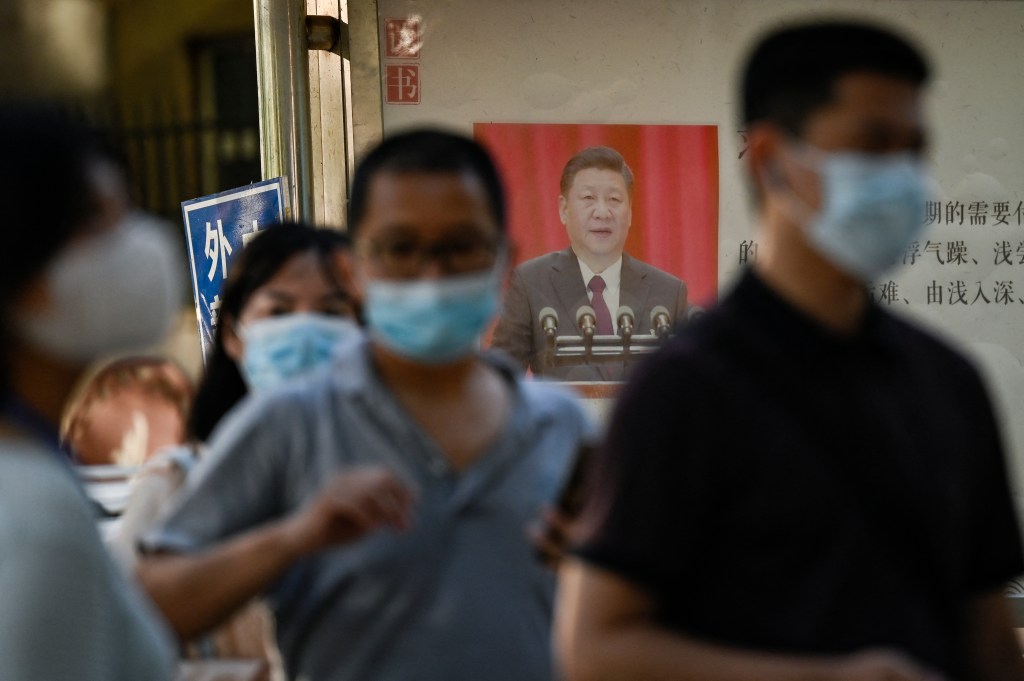 CHINA'S COVID RESPONSE STILL FOLLOWS THE SAME PLAYBOOK FROM 2020. PHOTO: JADE GAO/AFP​