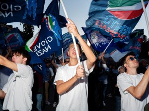 comizio piazza del popolo settembre 2022