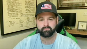 Andrew Torba speaking about Christian nationalism in recent video posted to Gab TV​..