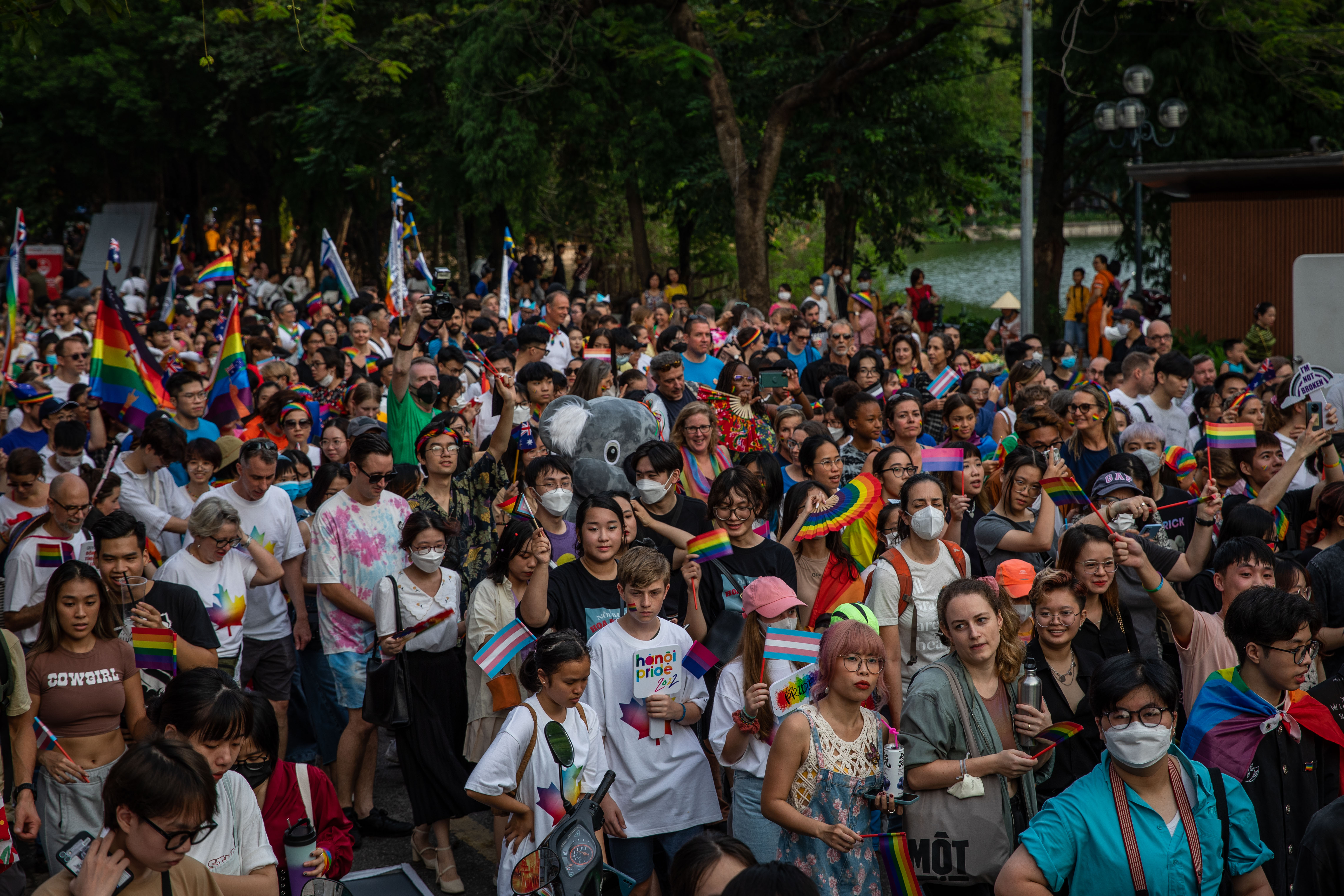 photos during pride events in hanoi vietnam lgbtq