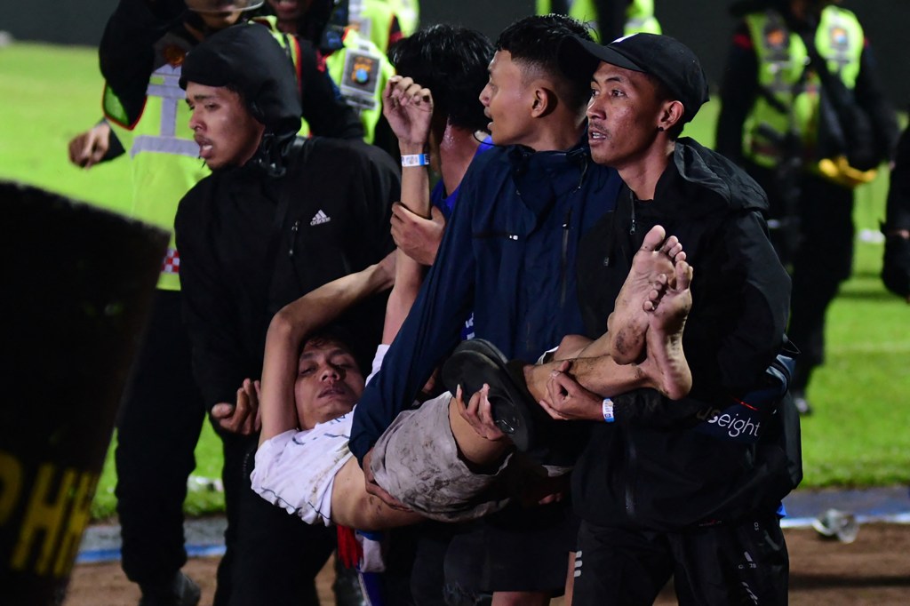 Indonesia Malang Kanjuruhan Stadium saw at least 125 people killed in football stadium stampede.