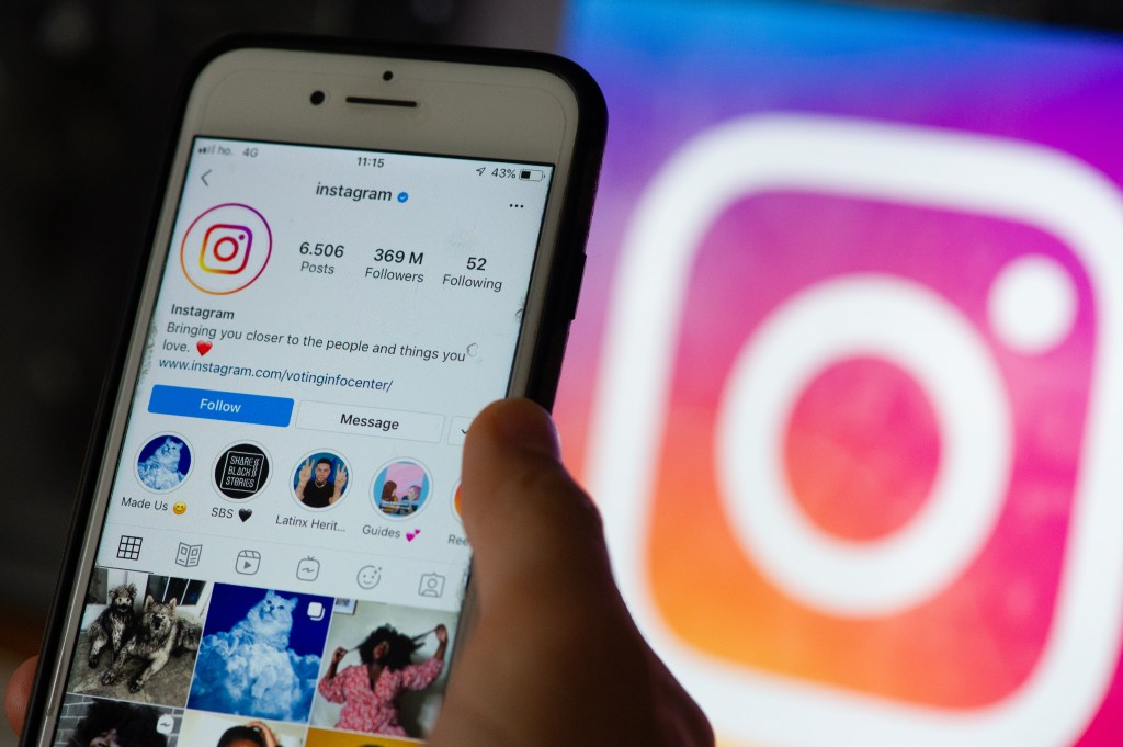 ​Instagram logos. Getty images