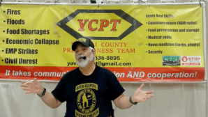 ​Screenshot of a YCPT meeting in August led by Jim Arroyo