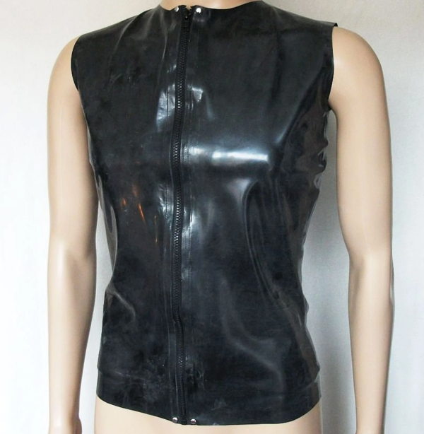 latex top for men