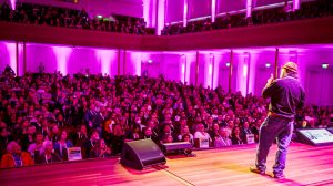 Paul Stamets op conferentie paddest