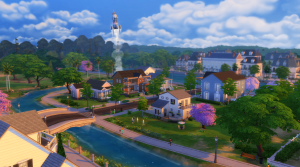 Capture d'écran de Willow Creek 'Les Sims 4' via EA Games