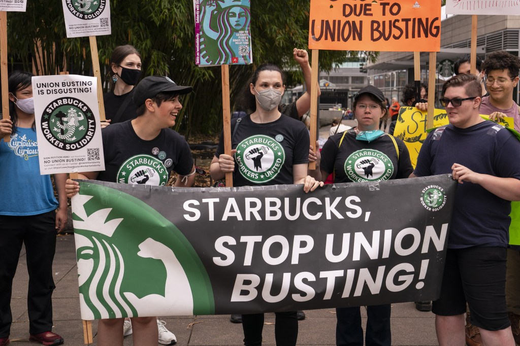 Ex-Starbucks Manager Says He Was Given a List of Pro-Union Workers To Target