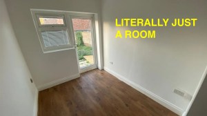 A tiny empty room for rent in Plumstead, London