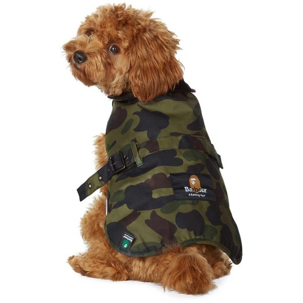 Green Barbour Edition Dog Coat