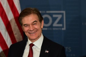 Republican U.S. Senate candidate Dr. Mehmet Oz appears on October 13, 2022 in Philadelphia, Pennsylvania.